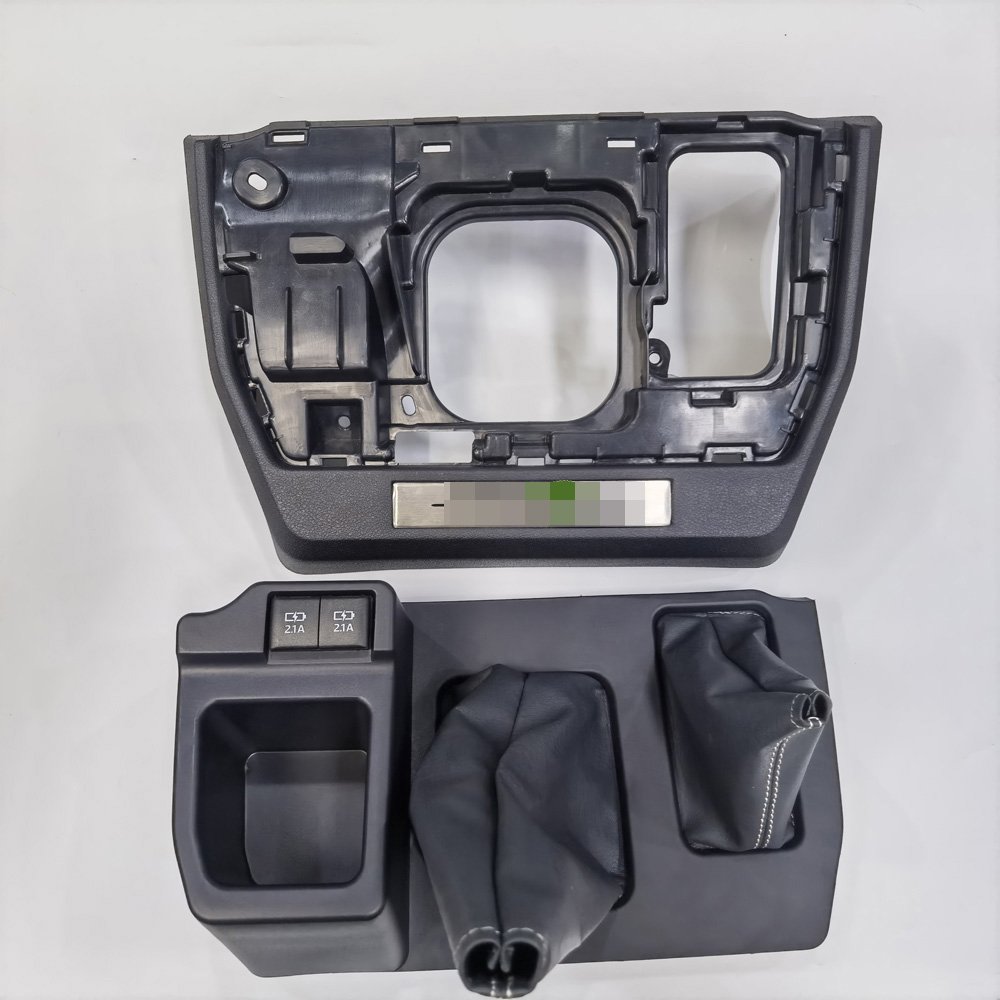 For Toyota Land Cruiser LC70 Picku LC75 Gear Leather Cases LC76Cup Holder LC79 FJ70 FJ79 Car Center Console Storage Box with USB