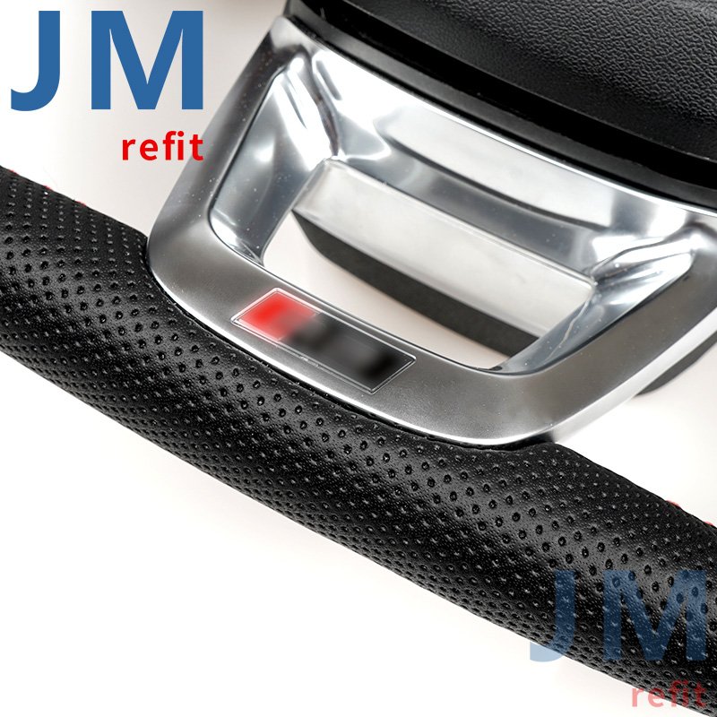 Leather Steering Wheel Upgrade Fit For Audi Rs Rs3 Rs7 A3 A4 A5 A7 Q7 Tt Tts R8 Steering Wheel Carbon Fiber