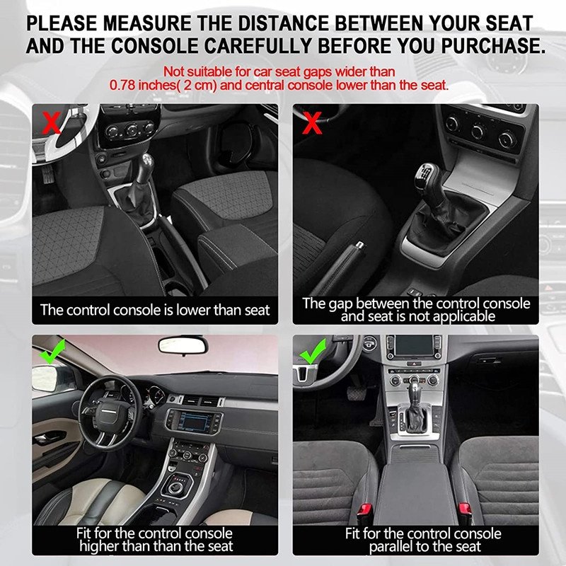 Car Seat Crevice Box Storage Multi-function Car Armrest Box Storage Box Holding Phone, Sunglasses