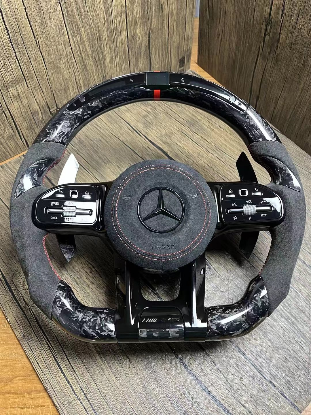 For Mercedes-benz AMG Performance W167 W177 W190 W213 W217 W222 Custom Carbon Fiber Car Steering Wheel