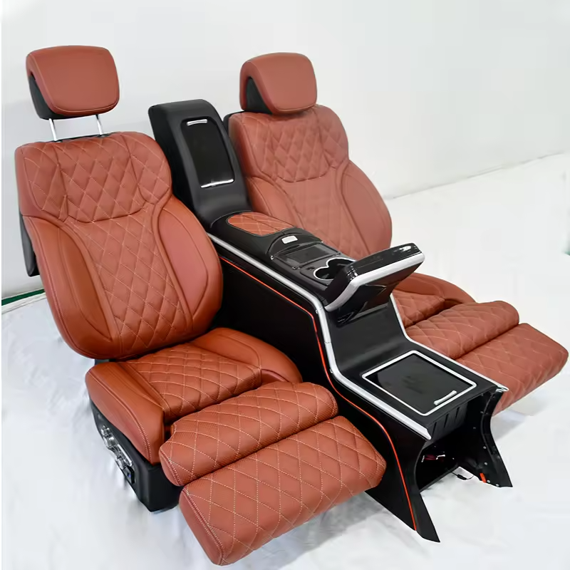 Off-road Vehicle GLS/GLS Modified Seats Electric Seats with Armrest Box Refrigerator, 5 Seats Modified 4 Luxury Leather Car Logo