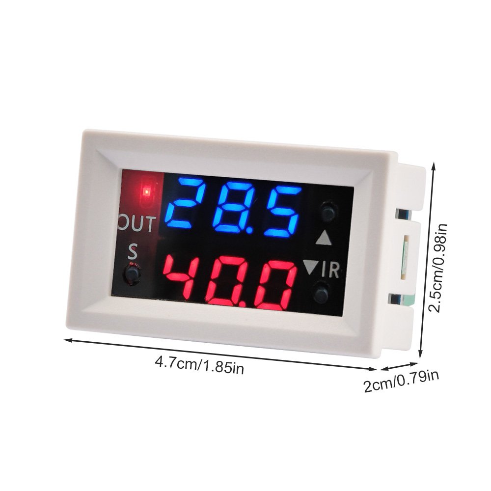 T2401 12V Delay Double Display Digital Time Relay Module Digital Time Delay Relay LED Display Cycle Timer Control Switch Module