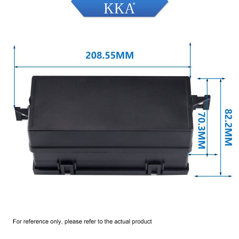 KKA-FB-6R11F Automotive Relay Fuse Box, Car Fuse Box, Auto Control Box Including 6 Relays, 11 Fuses and Connectors