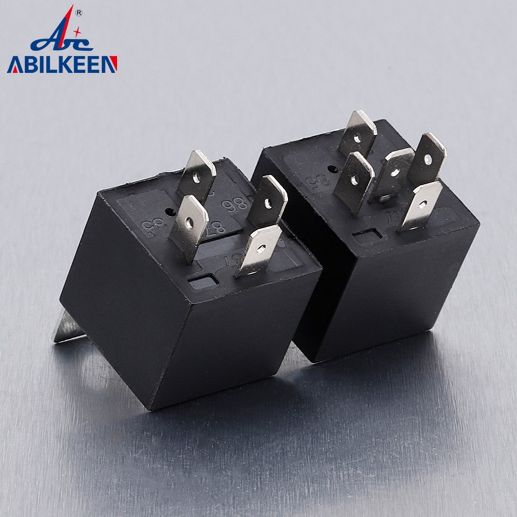 Top Sale ABILKEEN JD1912 Auto Solid-State Waterproof Relay 4/5Pin Wide Terminal Quick Connection 80A 12-24V Large Power Relay