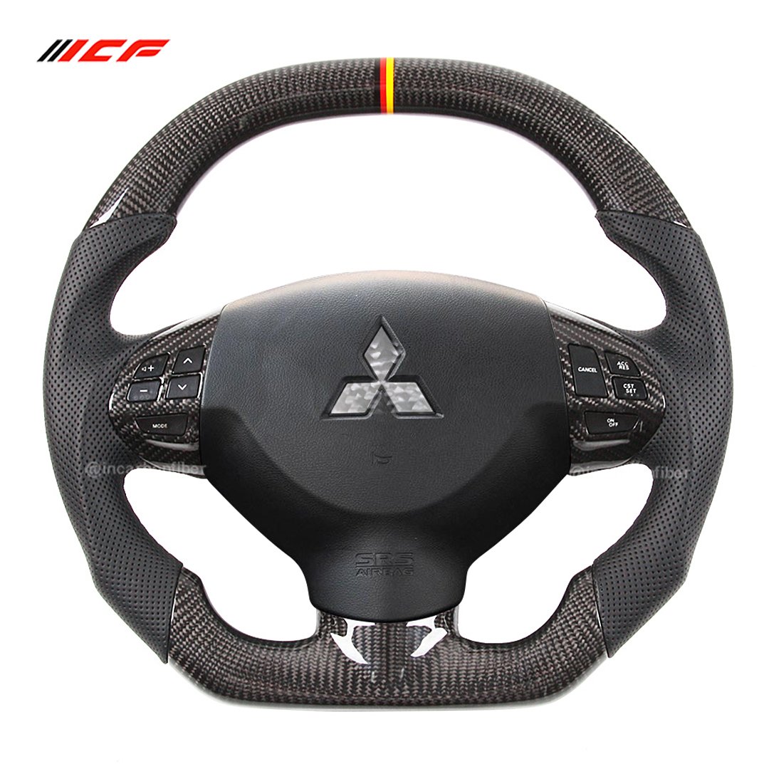 100% Real Carbon Fiber Steering Wheel for Mitsubishi Evo 9 EVO X