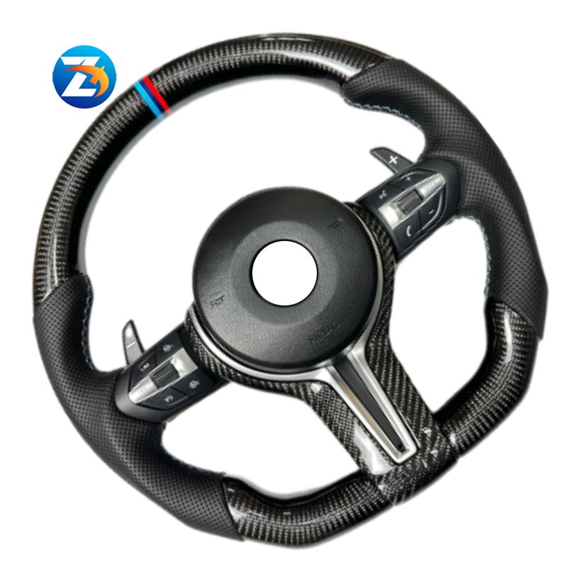 Custom Real Carbon Fiber Steering Wheel for BMW F30 F10 F32 E60 E46 E90 X5 E70 M3 M4 M5 M6 F90 F80 F82 F87