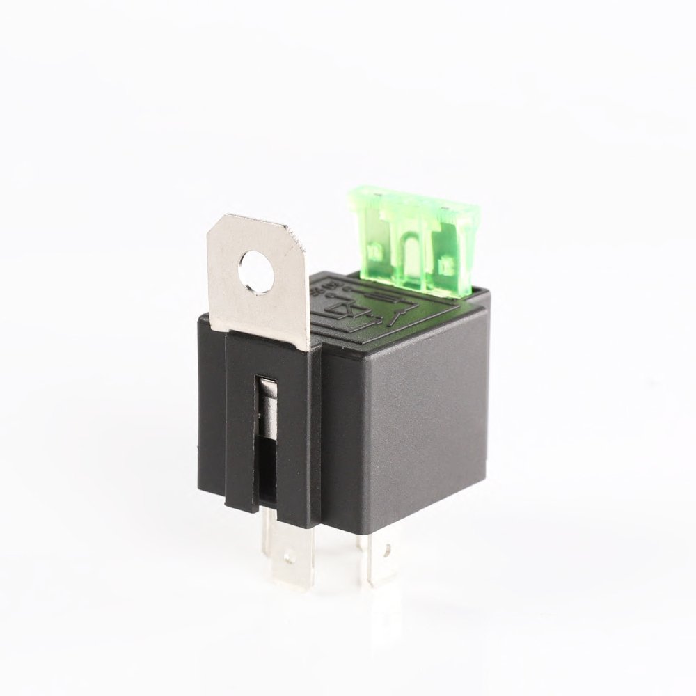 Factory Price 12V SPST 30A Auto Relay with Fuse 4 Pin Metal Bracket for Car Window