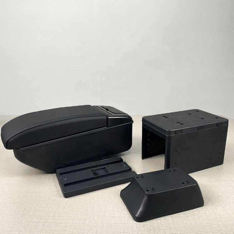 Multi-Function Armrest Box Storage Box Central Container With USB Charging and Cup Holder Seat Arm Rest Center Console Organizer