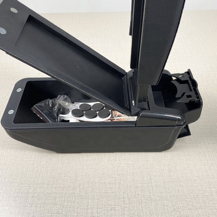 Multi-Function Armrest Box Storage Box Central Container With USB Charging and Cup Holder Seat Arm Rest Center Console Organizer