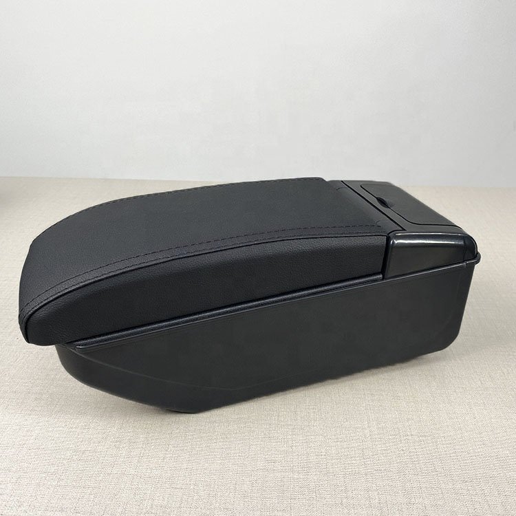 Multi-Function Armrest Box Storage Box Central Container With USB Charging and Cup Holder Seat Arm Rest Center Console Organizer