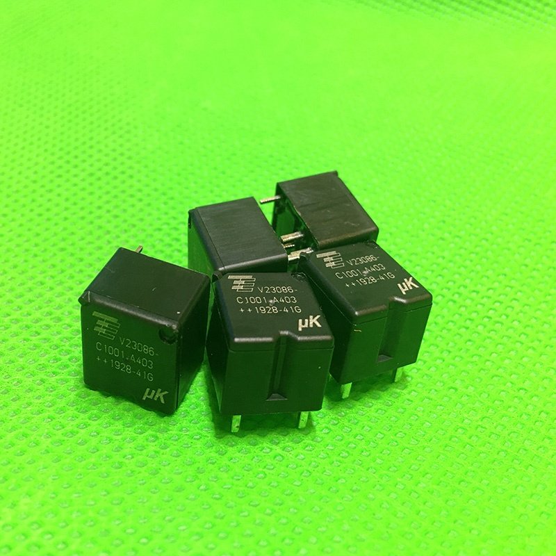 TE Power Relay V23086-C1001-A403 12VDC 30A SPDT Fuse Box Low Beam 5pin New and Original