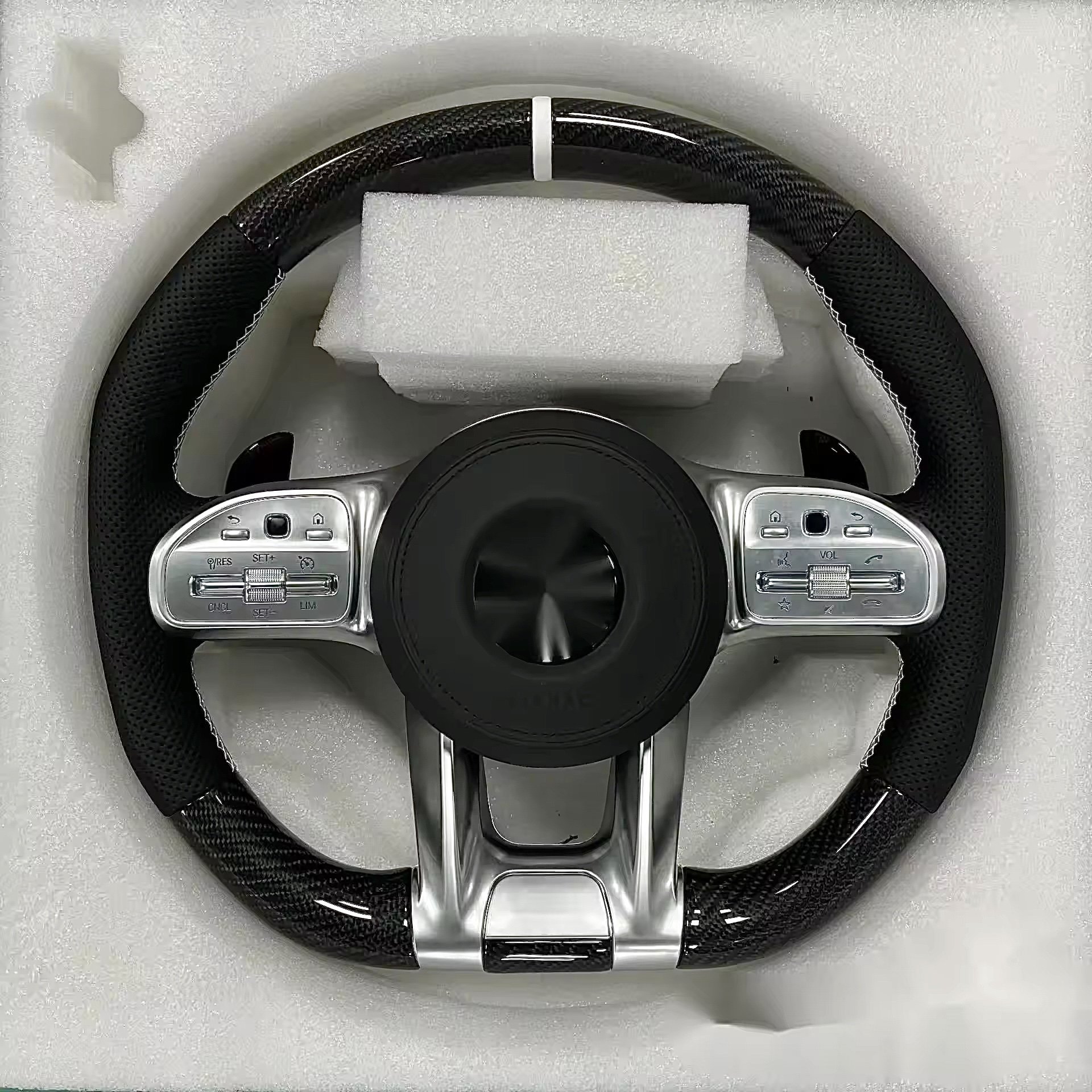 Customized Carbon Fiber Steering Wheel W204 W205 W211 C118 W177 AMG 809 For Mercedes-Benz Steering Wheel