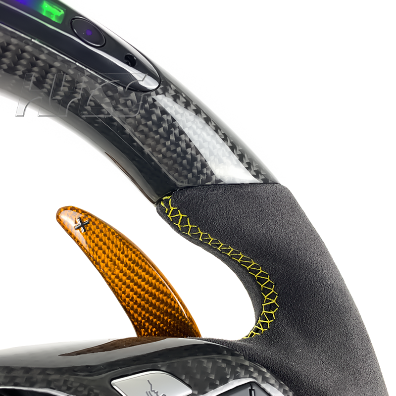 Car interior accessories carbon fiber steering wheel suitable for Mercedes Benz W204 W212 W207 W218 X204 W117
