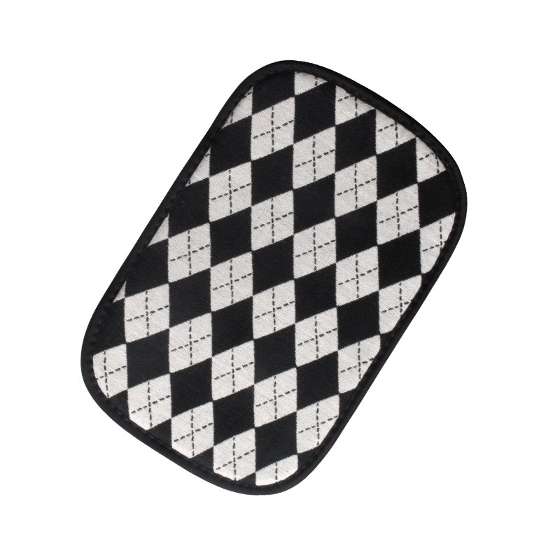 Universal Automotive Front Car Armrest Cover Soft Cushion Protective Fabric Pad for Interior Universal Position Arm Support