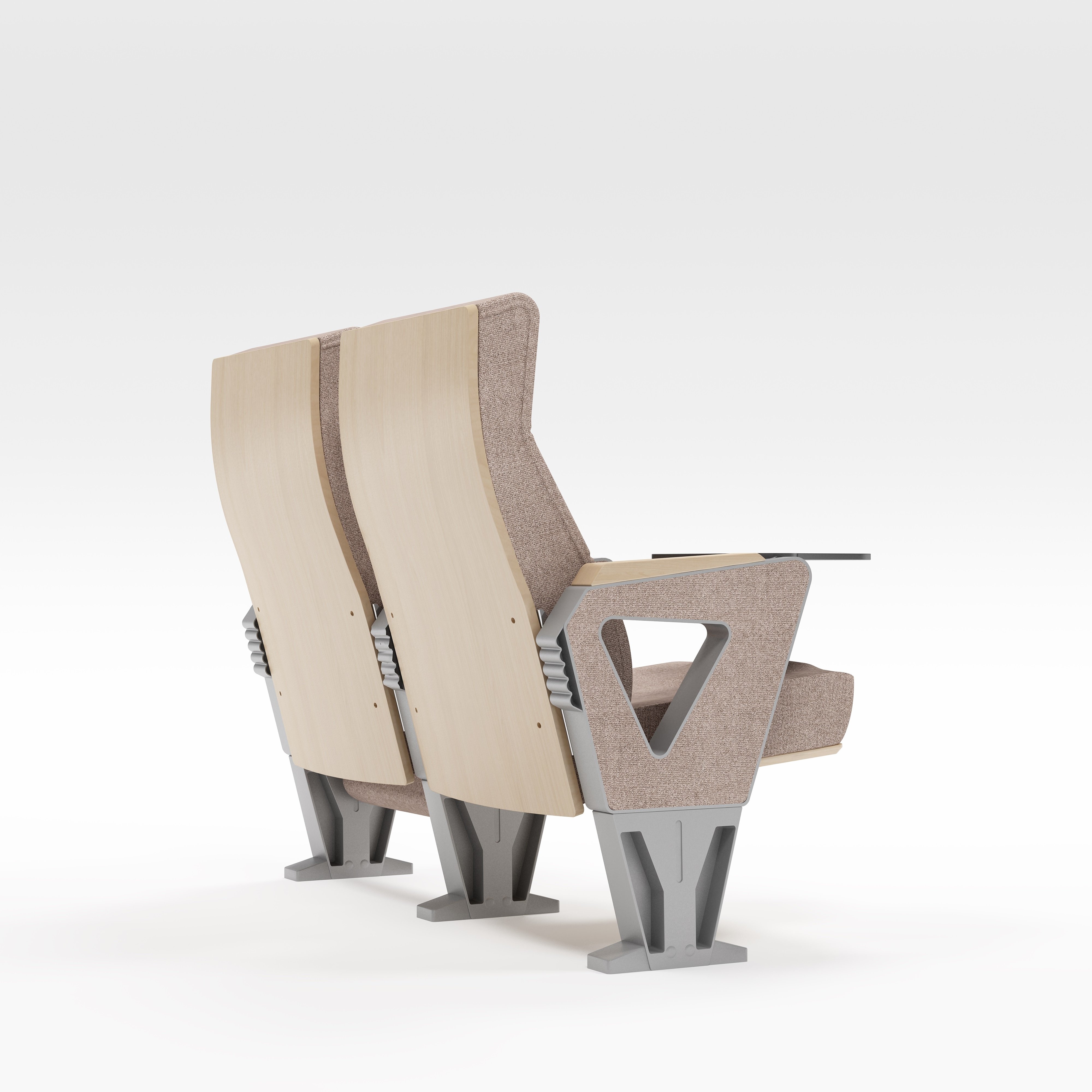Lecture Meeting Room Conference Armrests Seat Furniture Auditorium Theater Auditorium Hall Fabric Folding Chair for Auditorium