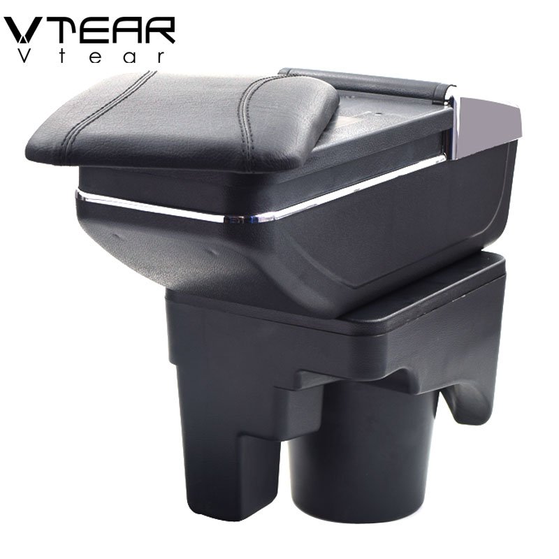 Vtear Interior Arm Rest Car-styling Products Accessories for VW Jetta Mk5 Golf Mk5 6 Armrest Central Store Content Storage Box