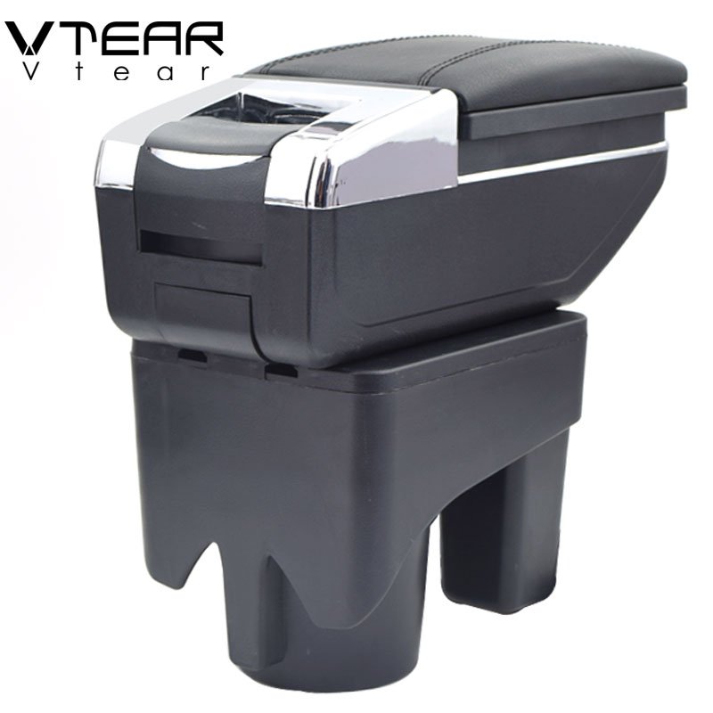 Vtear Interior Arm Rest Car-styling Products Accessories for VW Jetta Mk5 Golf Mk5 6 Armrest Central Store Content Storage Box