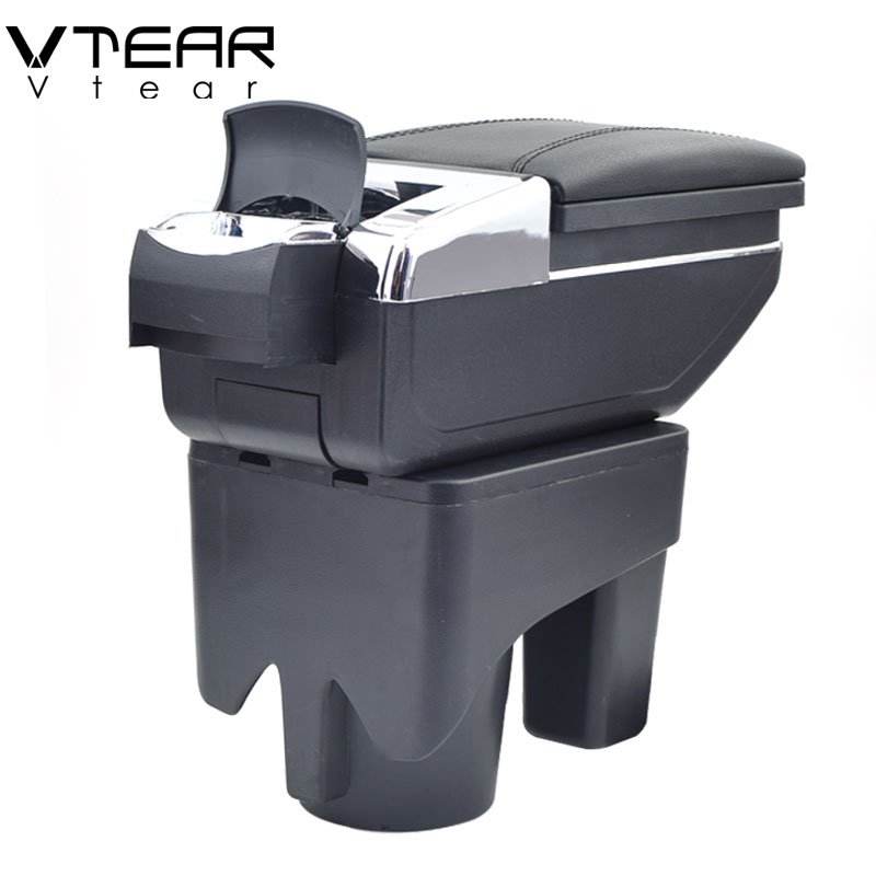 Vtear Interior Arm Rest Car-styling Products Accessories for VW Jetta Mk5 Golf Mk5 6 Armrest Central Store Content Storage Box