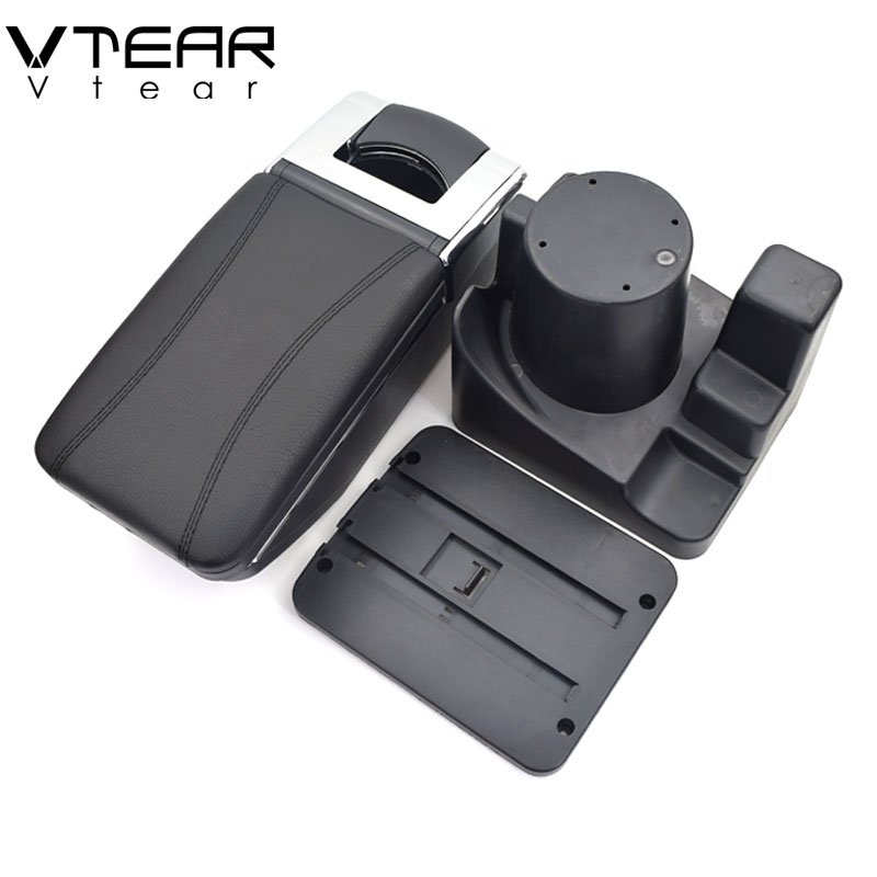 Vtear Interior Arm Rest Car-styling Products Accessories for VW Jetta Mk5 Golf Mk5 6 Armrest Central Store Content Storage Box