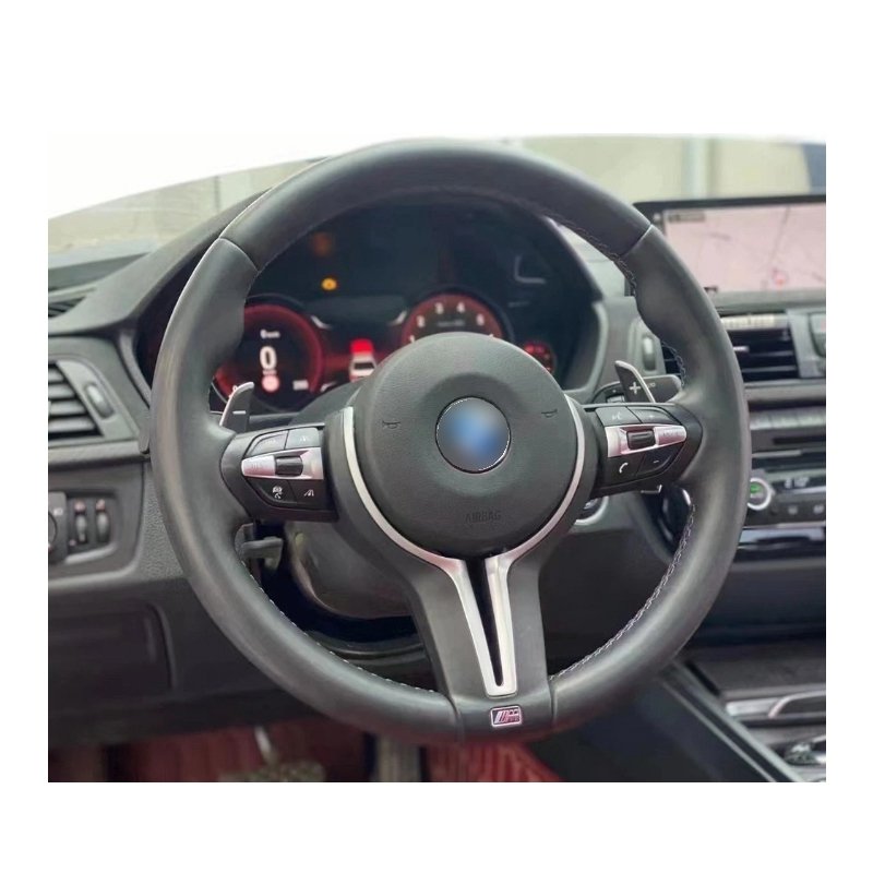 Without Shift Paddle M Sport Leather Steering Wheel for BMW F01 F10 F11 F18 F20 F21 F30 F31 F33 F34 F36 X5 E70 X5 E71