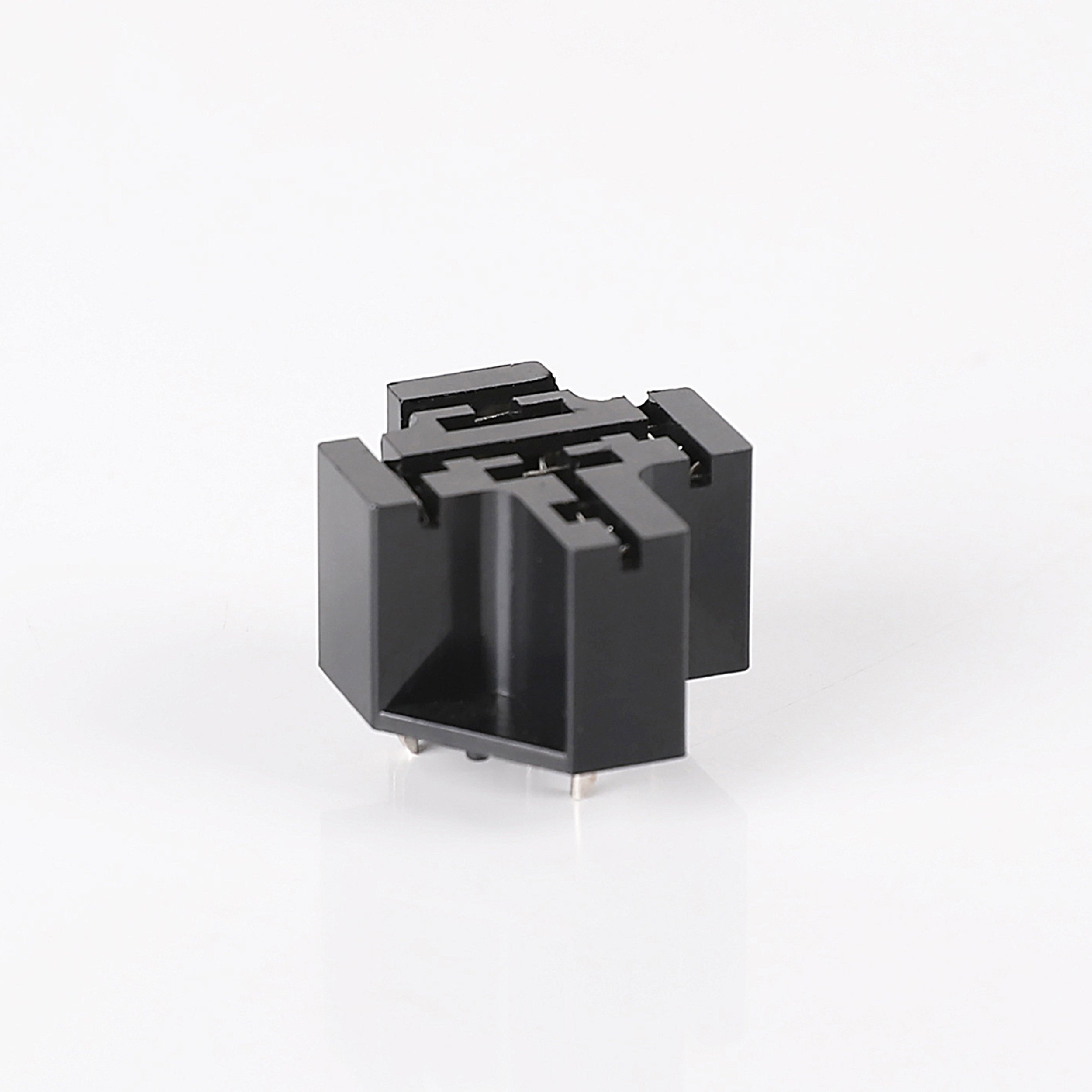 Automotive Relay Sockets 5 Pins with 5 Holes 6.3mm PCB Type Base for Relay Connecter