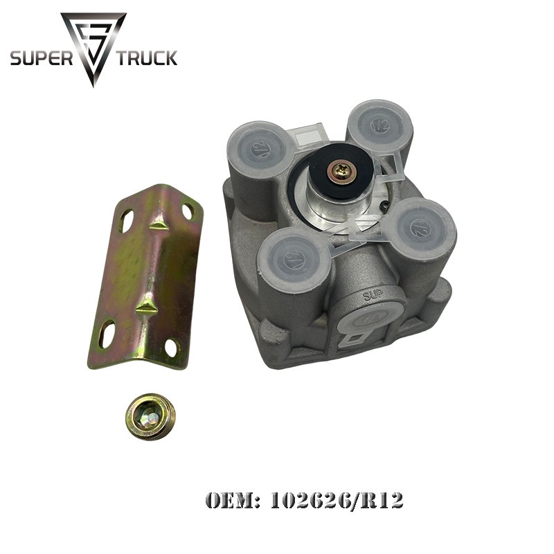 Air Brake Valve Bendix 102626X, 103028XR Oem R12 Relay Valve for Truck Brake