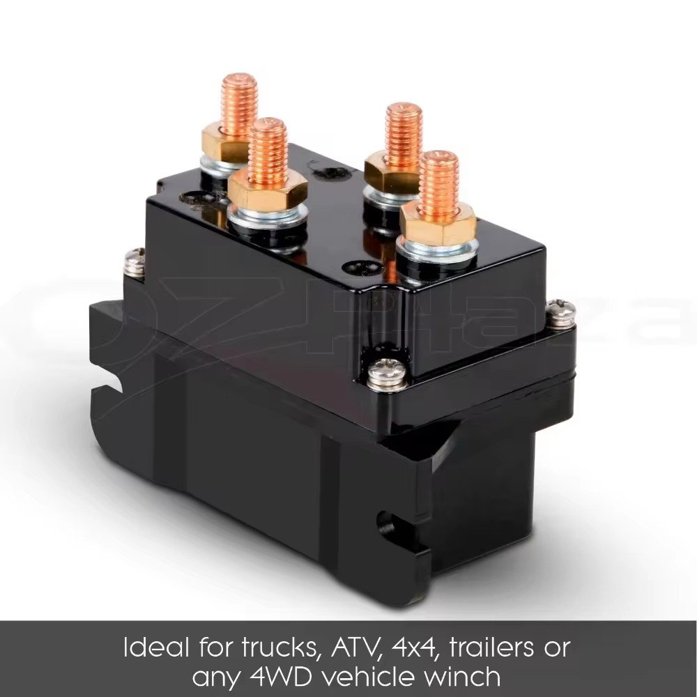 12V 24V Winch Solenoid Relay Controller 500A DC Switch 4WD 4x4 Boat ATV Control