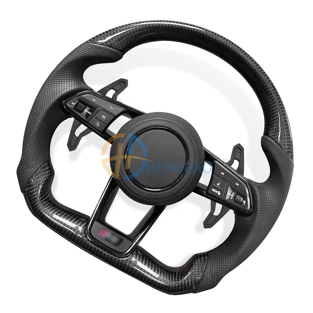 Custom Car Steering Wheel For Volkswagen Golf Passat Jetta Polo MK6 MK7 MK8 Carbon Fibre Steering Wheel