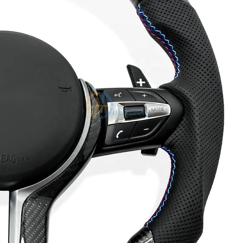 Customized LED RPM Carbon Fiber Steering Wheel For BMW F-series F30 F10 F15 F25 F02 F06 F26 F20 M6 M3 Sports Steering Wheel LED