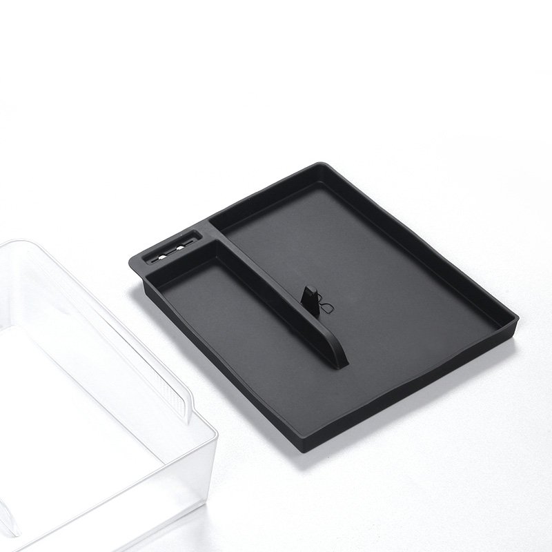 Highland Model 3 ABS Silicone PC Storage Box Car Armrest Box Suitable for Tesla New Model 3 Highland Car Interior Storage Box