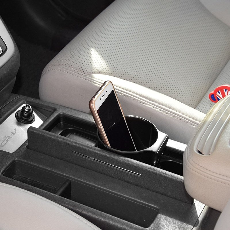Multifunctional Car Storage Cup Holder Mobile Phone Drink Trash Can Storage Air Outlet Armrest Box Door Side Chair Interior Kits