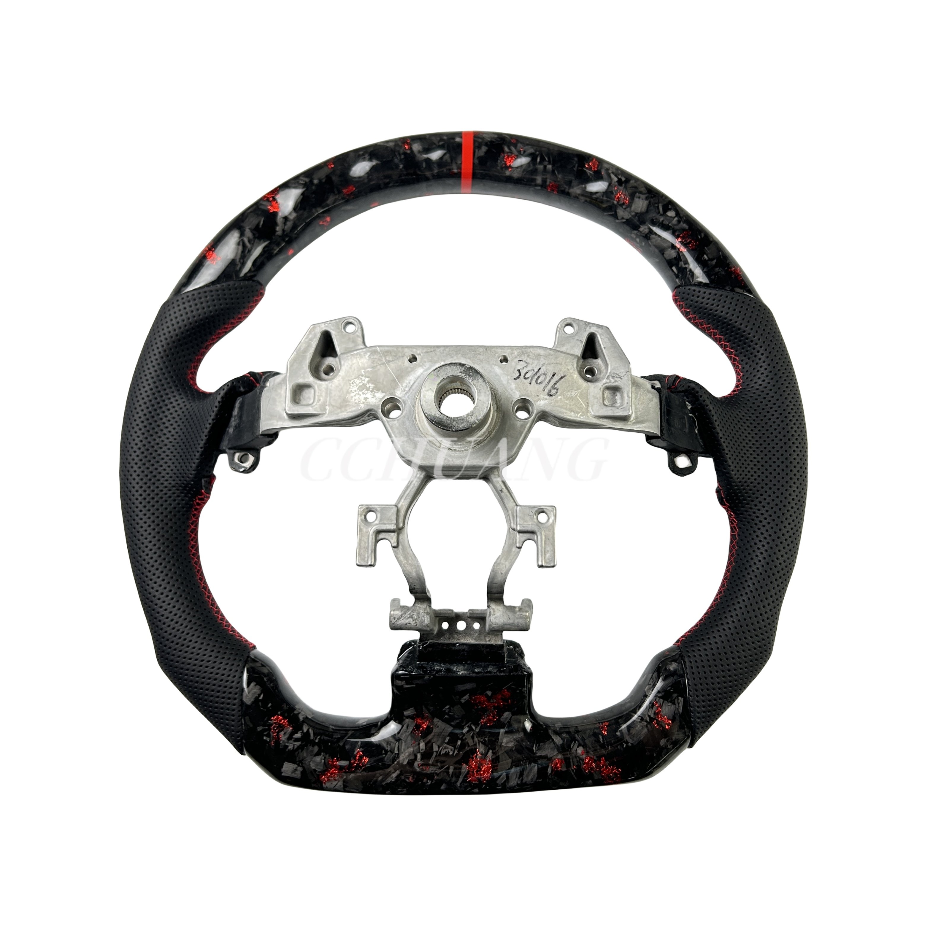 Custom led forged carbon fiber steering wheel FIT for Infiniti EX25 EX30 EX35 G25 G37 G35 Racing car