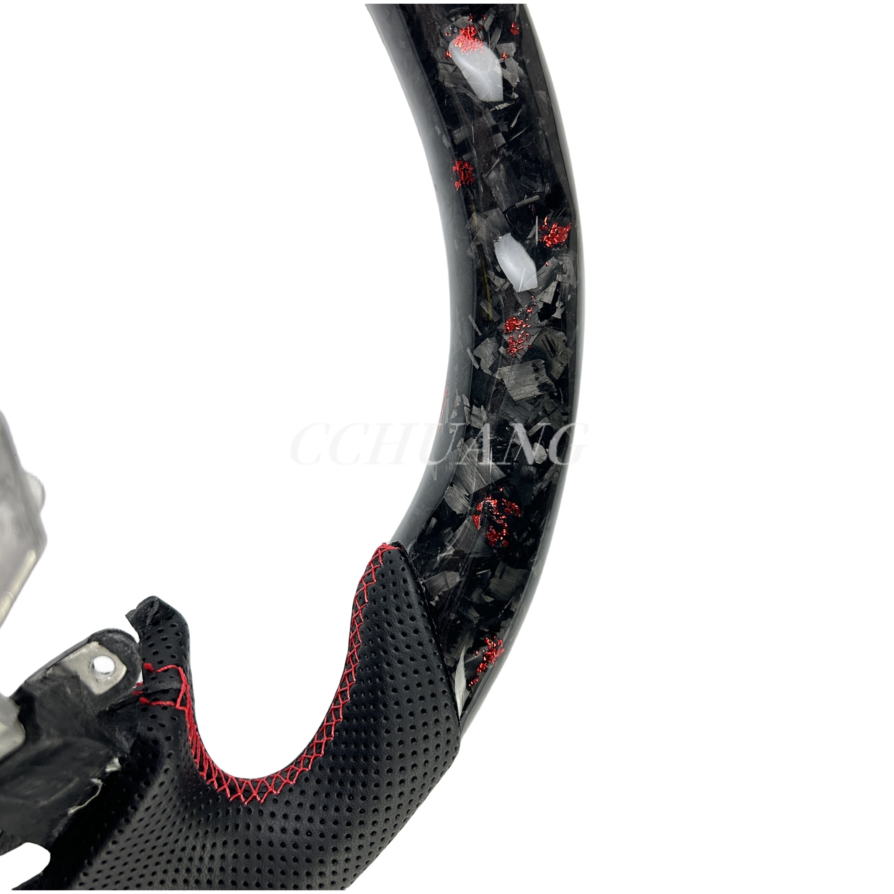 Custom led forged carbon fiber steering wheel FIT for Infiniti EX25 EX30 EX35 G25 G37 G35 Racing car