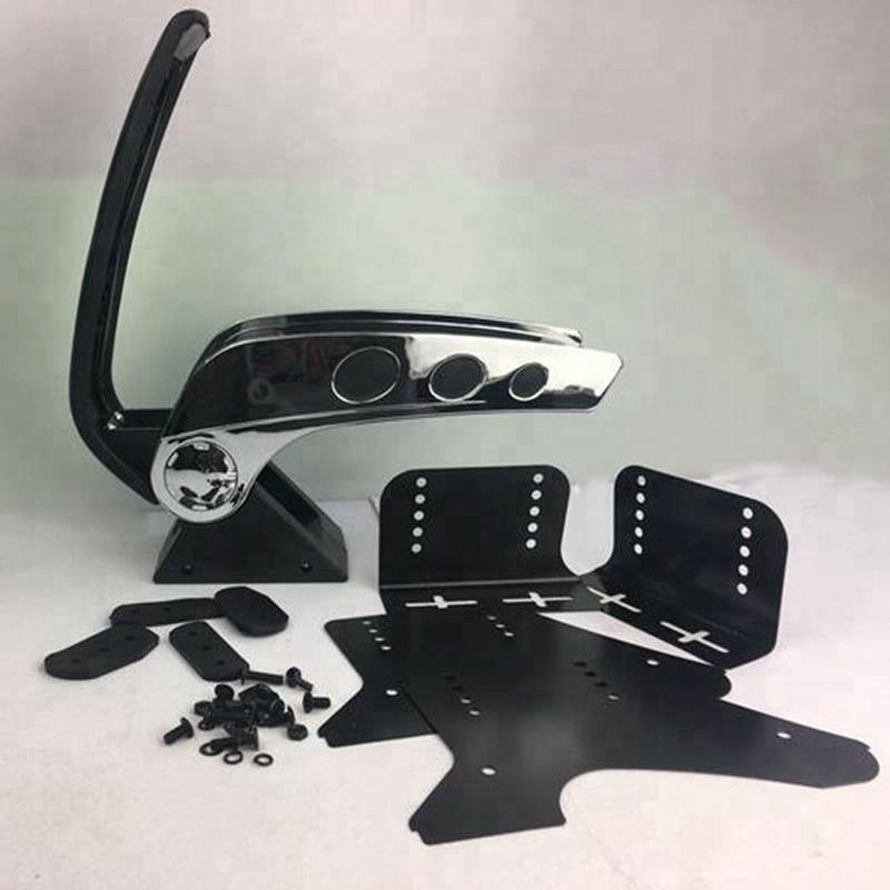 High Quality Universal Car Armrest Use As Storage Box with Open Front in Chrome Color