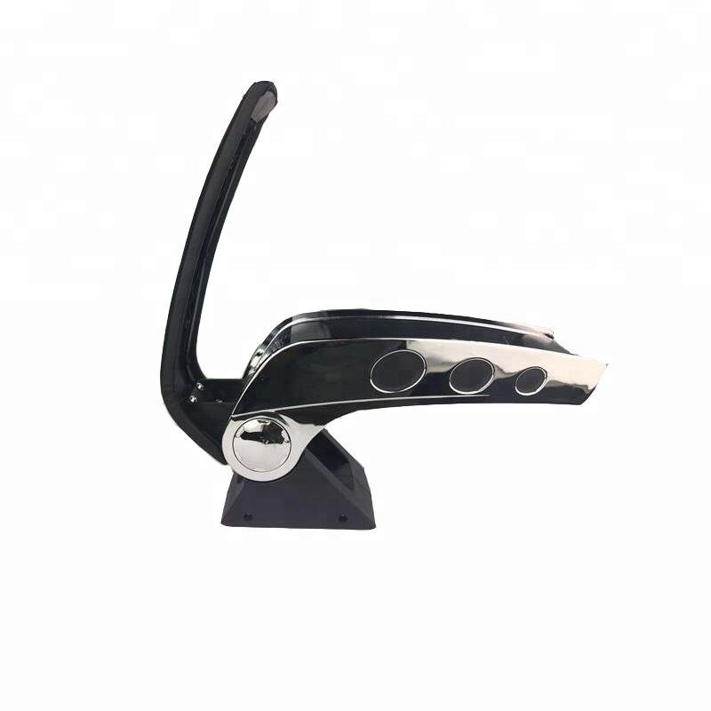 High Quality Universal Car Armrest Use As Storage Box with Open Front in Chrome Color