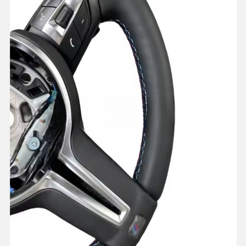 Leather steering wheel For BMW F30 F10 F32 E60 E46 E90 X5 E70 M3 M4 M5 M6 F90 F80 F82 F87