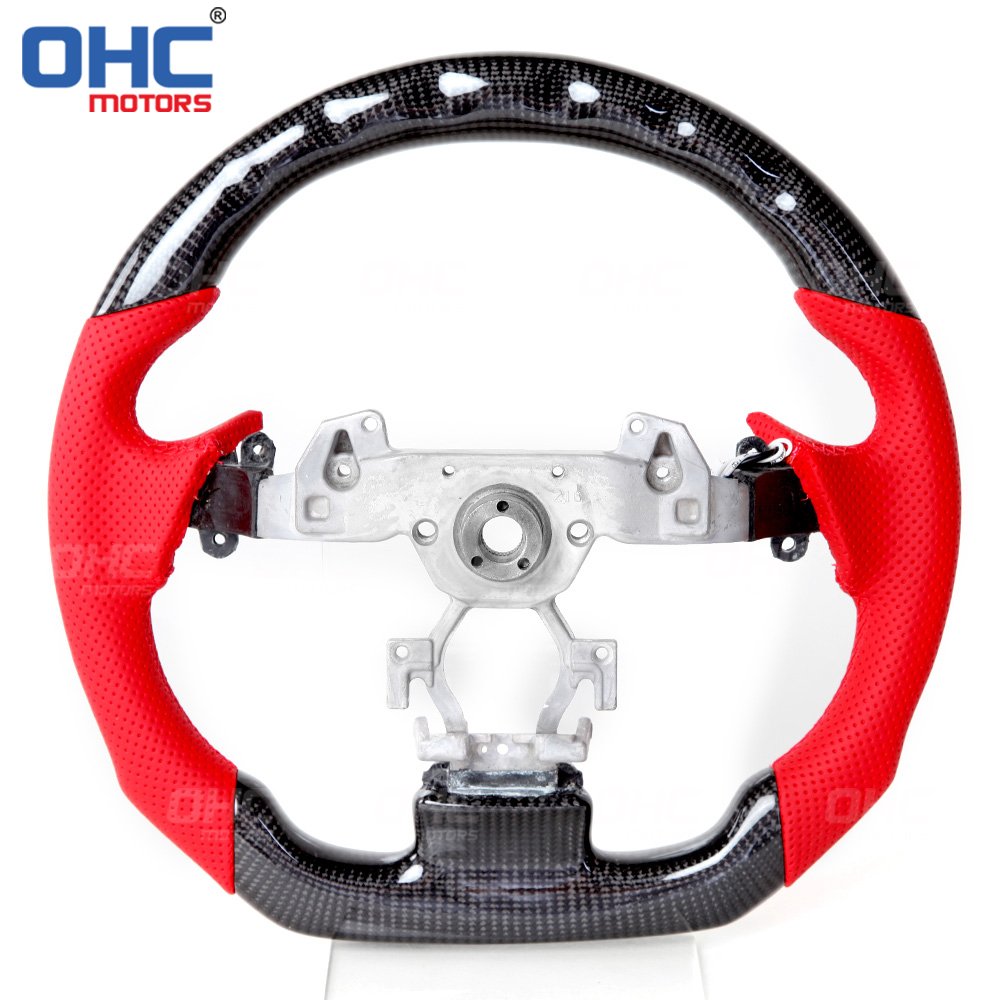 Custom Steering Wheel fit for infinity Infiniti g37 G37S Sedan Coupe exhaust LED Shift light Smart Carbon Fiber Steering Wheel
