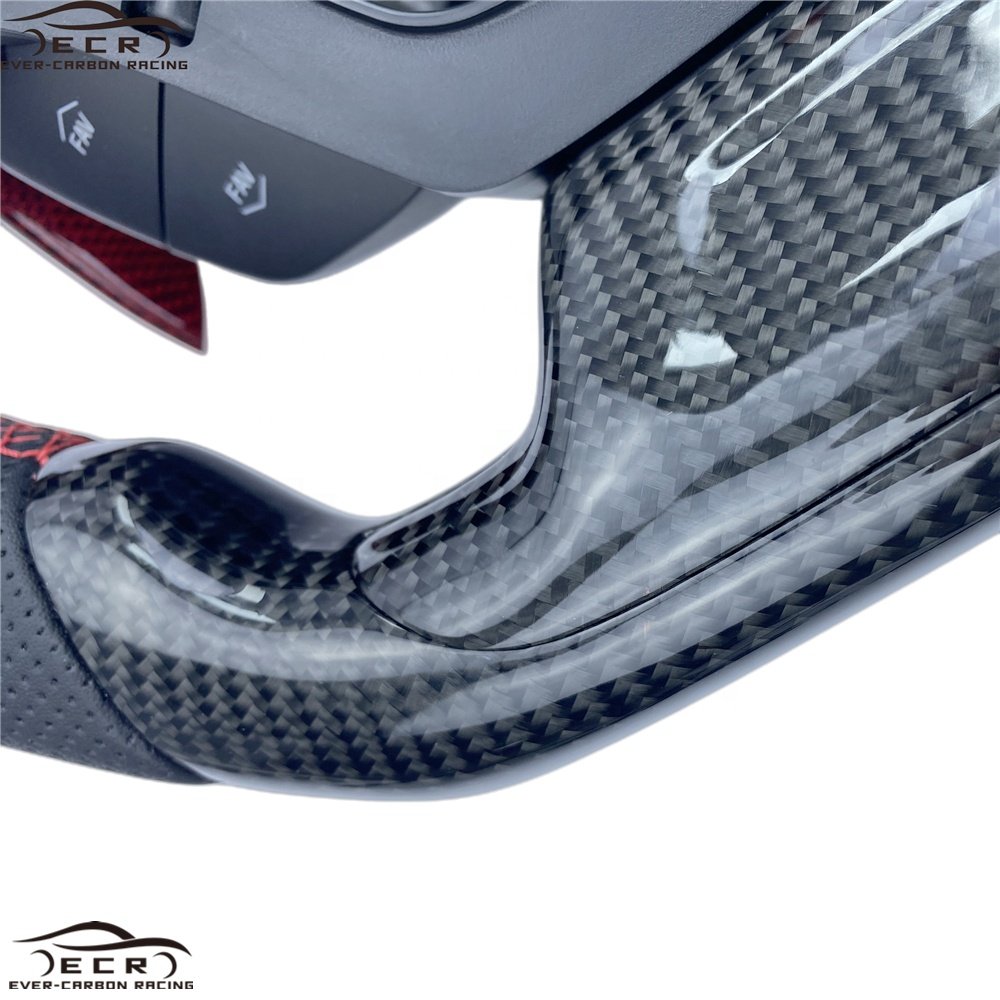 Ever-Carbon Racing ECR Hotsell Carbon Fiber Steering Wheel For Chevrolet Camaro 2016-2020 Steering Wheel
