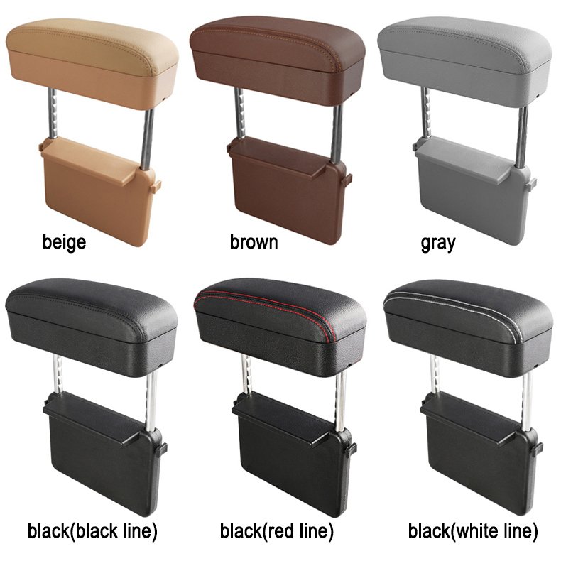 Rotatable Console Storage Box Wireless Charging Rechargeable Auto Arm Rest Universal Car Armrest With USB