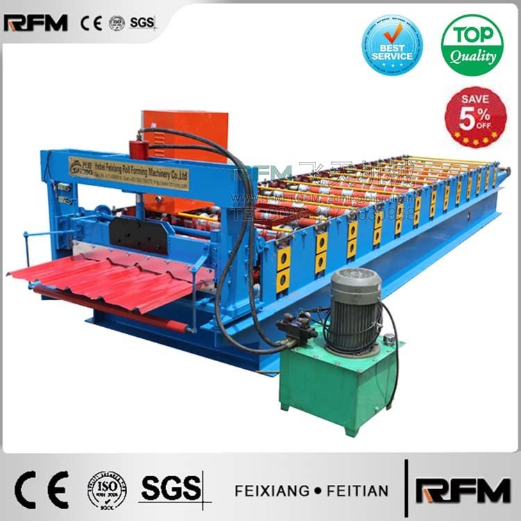Zinc Galvanized Roof Tiles Making Machine, Corrugated Glazed Roof Forming Machinery