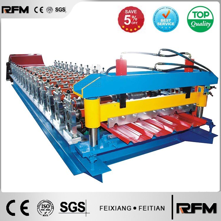 Zinc Galvanized Roof Tiles Making Machine, Corrugated Glazed Roof Forming Machinery
