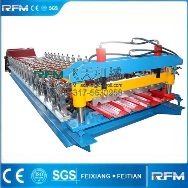 Zinc Galvanized Roof Tiles Making Machine, Corrugated Glazed Roof Forming Machinery