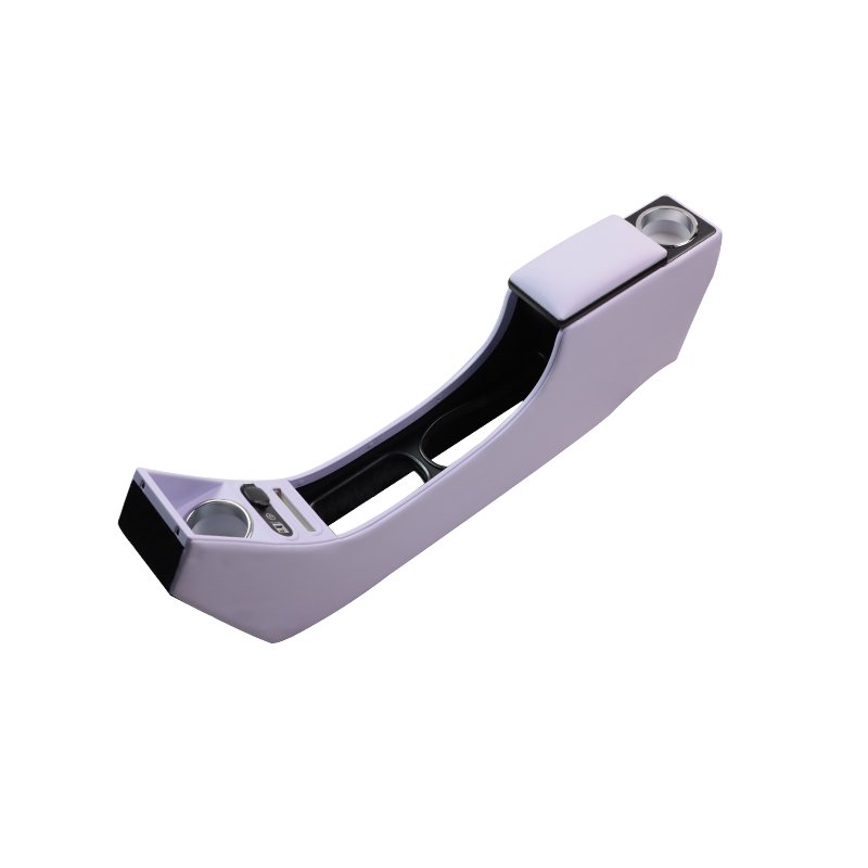Car New Central Control Armrest Accessories for Wuling Hongguang Mini EV Handrail USB Charging Belt Cup Holder Pu Leather