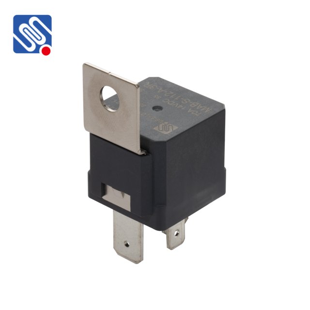 MEISHUO MAB-S-112-A-3R Automotive Relays 70A 12VDC Vehicle Car Relay with Metal Bracket