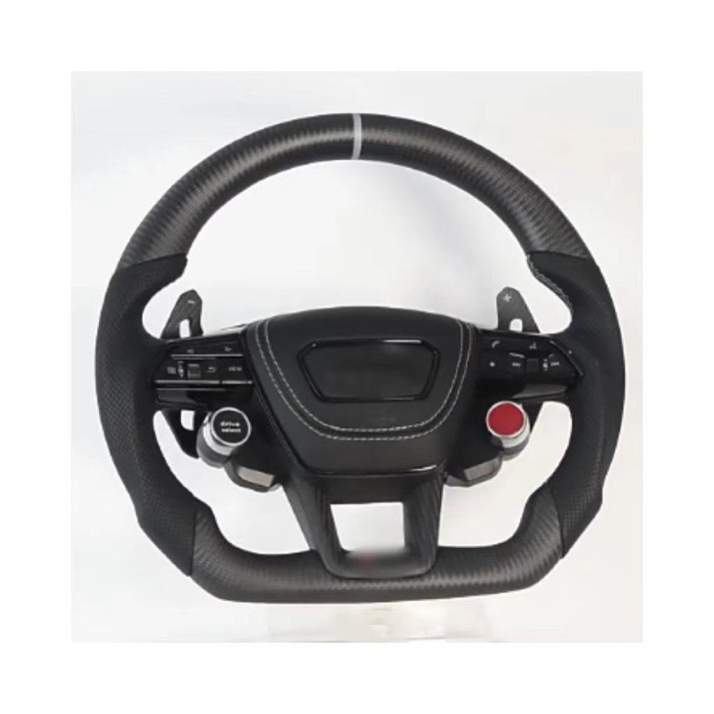 For Dodge Challenger SRT Hellcat Customized carbon fiber steering wheel 2014-2020 Car modification interior accessories