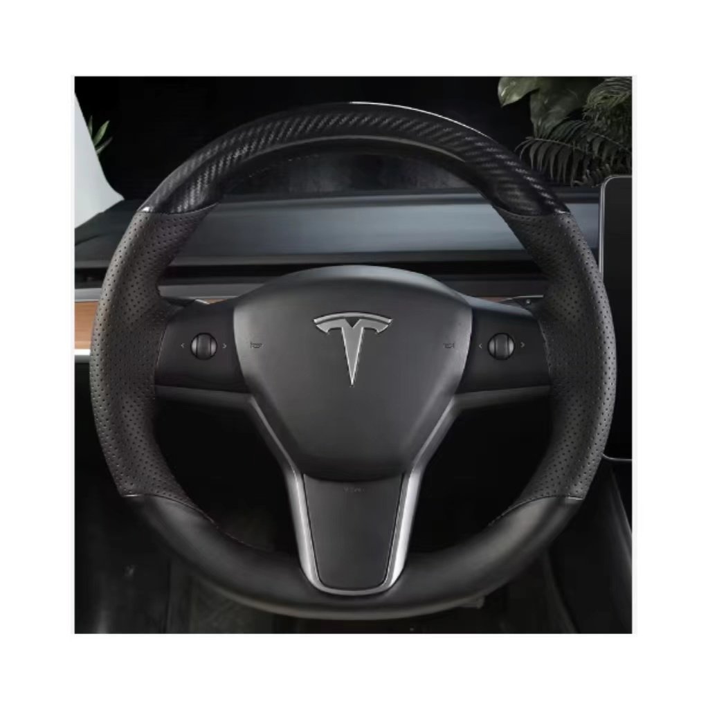 For Dodge Challenger SRT Hellcat Customized carbon fiber steering wheel 2014-2020 Car modification interior accessories