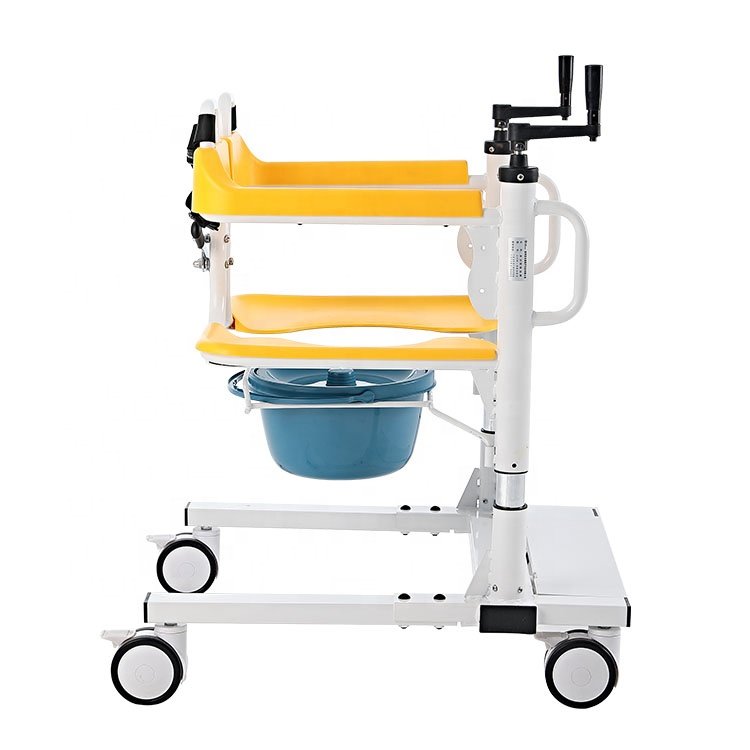 Multi-functional Hand Level Meter Nursing Wheelchair Paralysis of the Elderly Toilet Armrest Transporter