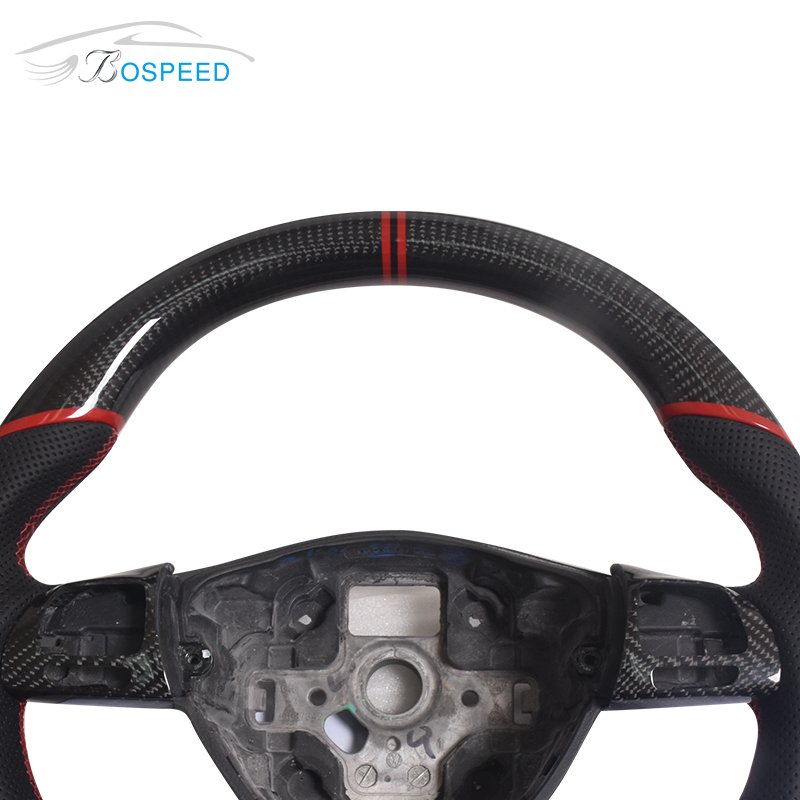 Factory Carbon fiber car steering wheel for VW CC with perforate leather