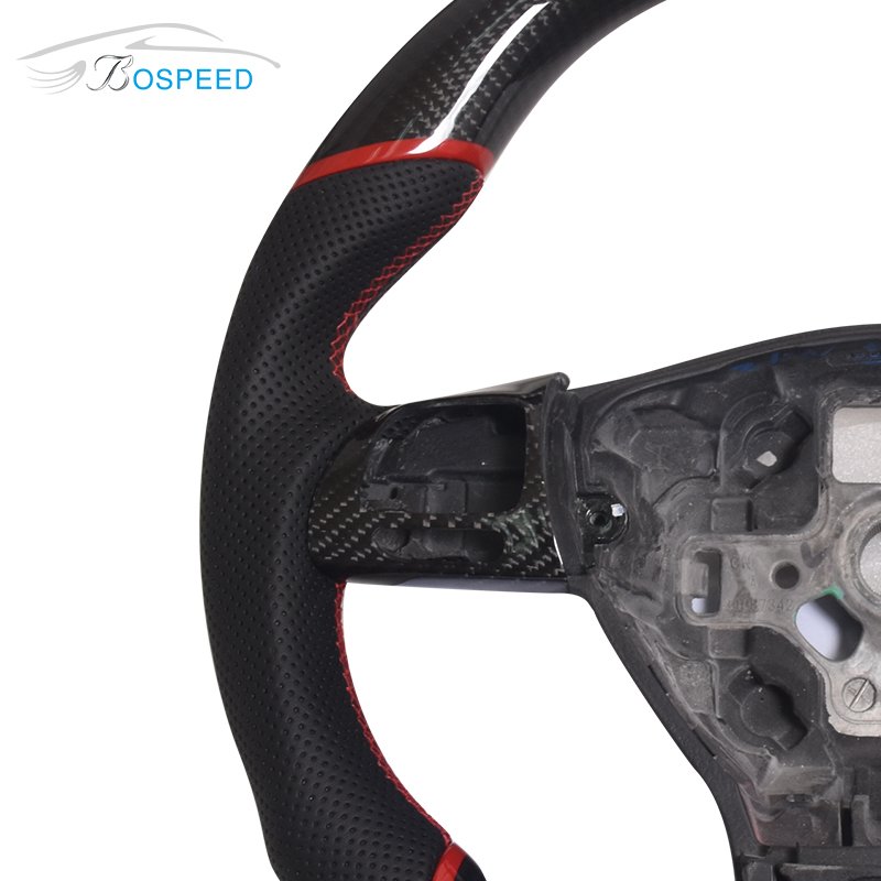 Factory Carbon fiber car steering wheel for VW CC with perforate leather