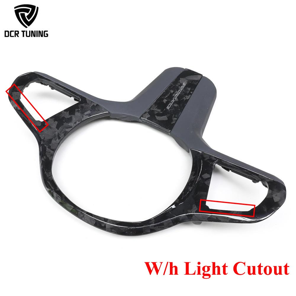 Dry Carbon Fiber Steering Wheel Trim G30 G14 G15 G16 G29 Z4 X3 G01 X4 G02 G32 2020-22 Interior Steering Middle Cover Car Upgrade